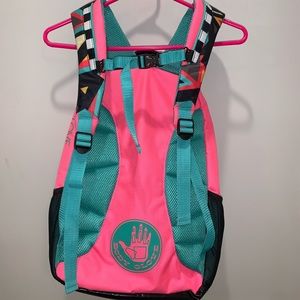 Retro Pink & Turquoise Body Glove Backpack